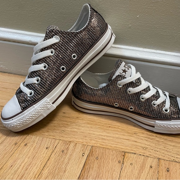 Converse Shoes - Converse Sparkle Chuck Taylor All Star, Bronze Sparkle Shimmer